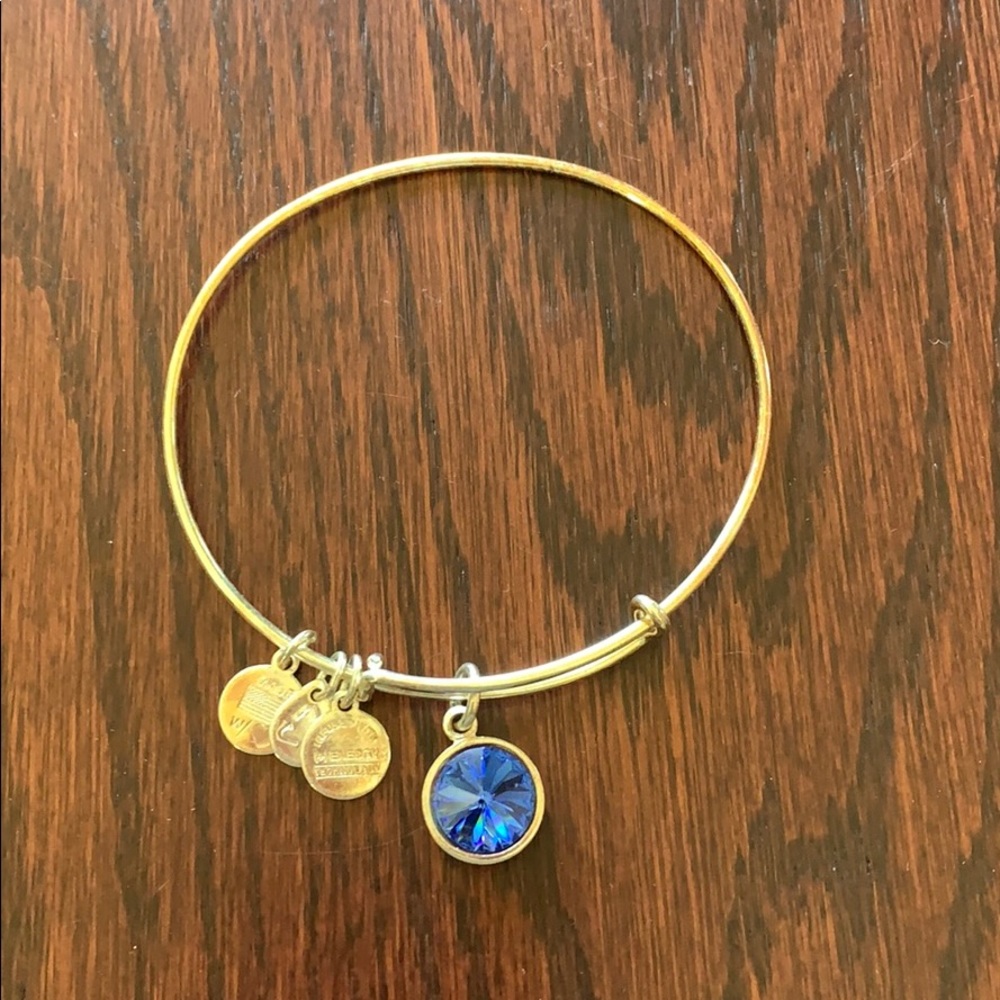 Alex and Ani September stone bracelet